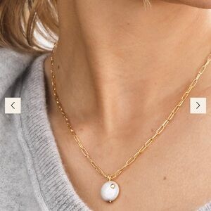 Gorjana Reece pearl necklace